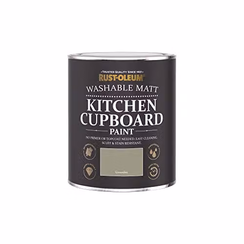Rust-Oleum Green Kitchen Cupboard Paint in Matt Finish, 0.75 l – 4