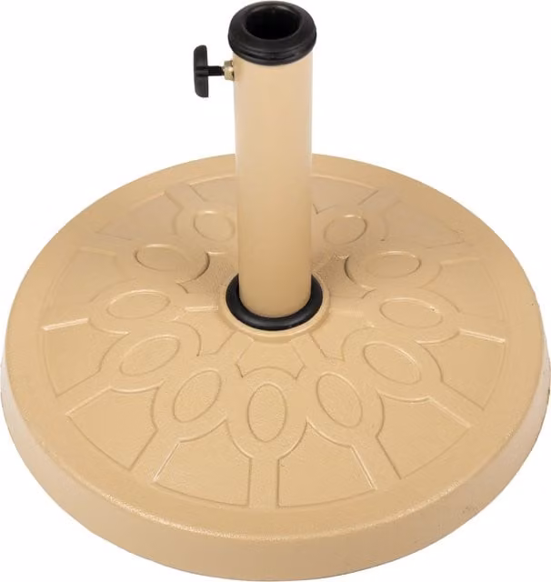 Relsy Heavy Duty Round Parasol Base in Brown