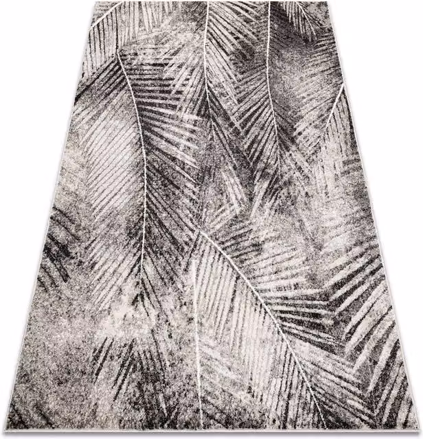 RugsX Mateo Grey Floral Modern Rug, W: 80 cm, L: 150 cm – 1