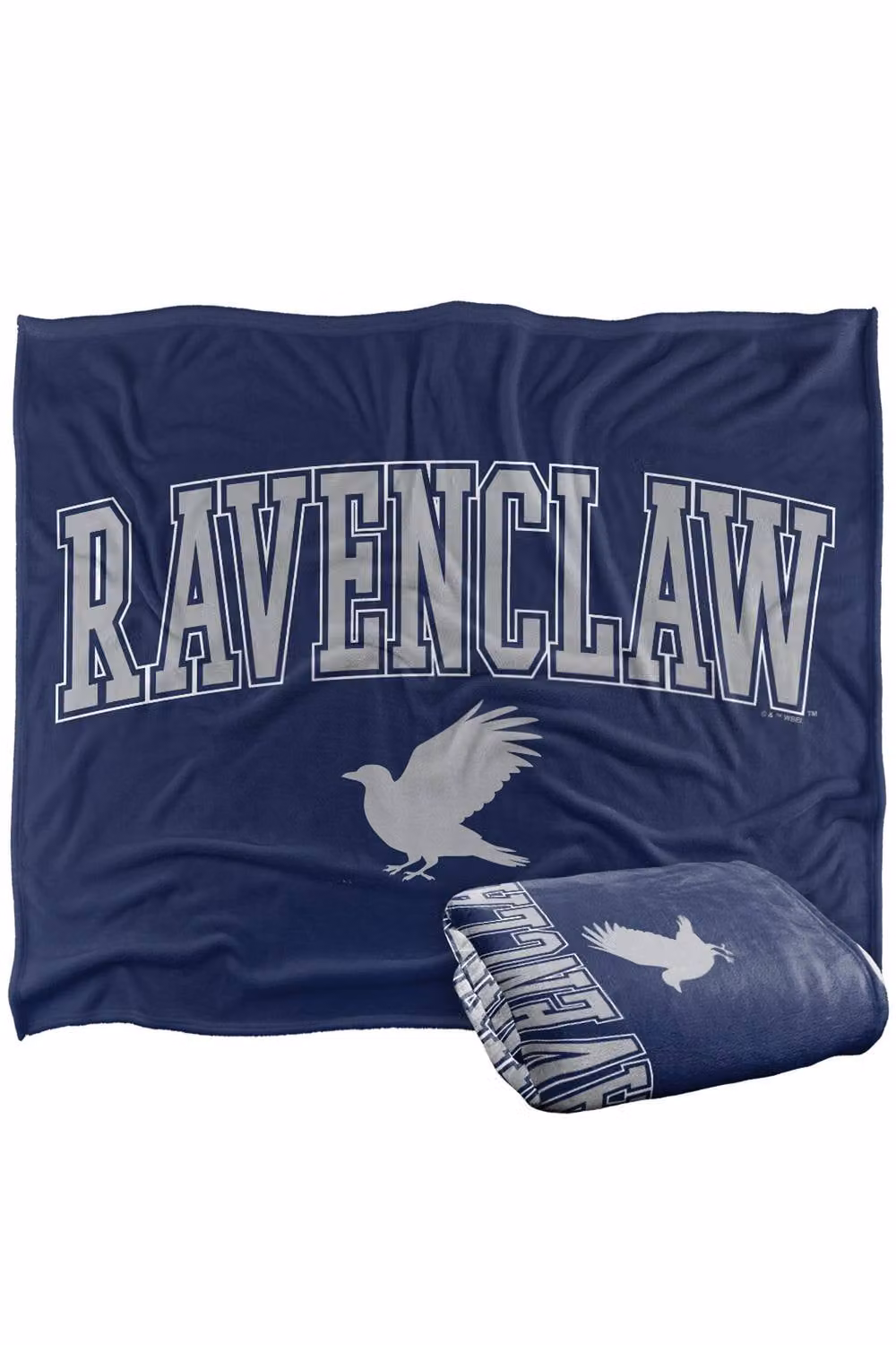 LOGOVISION Harry Potter Ravenclaw Arched Raven Super Soft Silky Touch Fleece Throw Blanket, Multicolour, W: 127 cm, D: 152.4 cm – 5