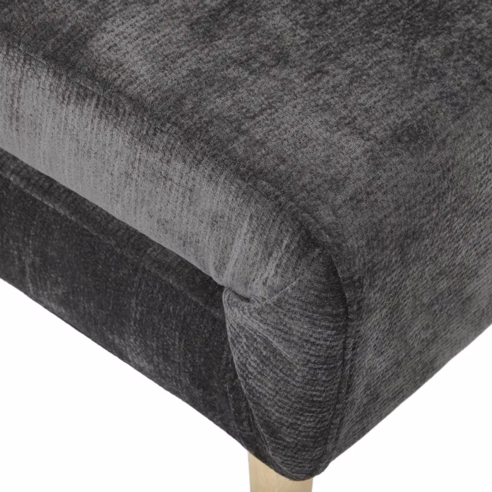 Home Garden Direct Aurora Single Sofa Bed Chair in Dark Grey Premium Fabric – 4