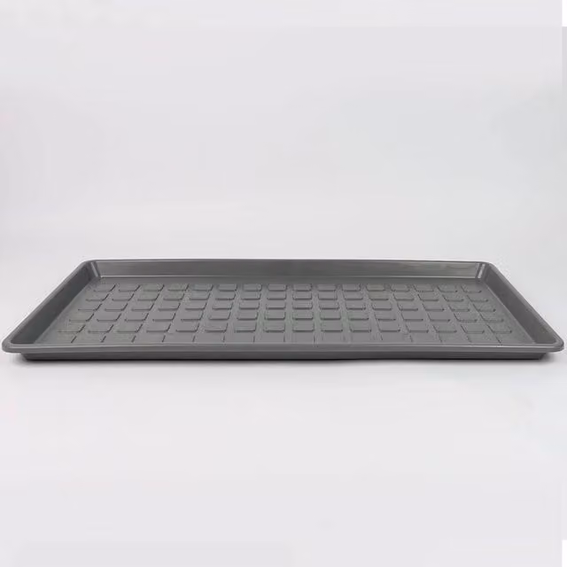 FLAVORA Grey Plastic Shoe Tray with Raised Edges, Width: 50 cm