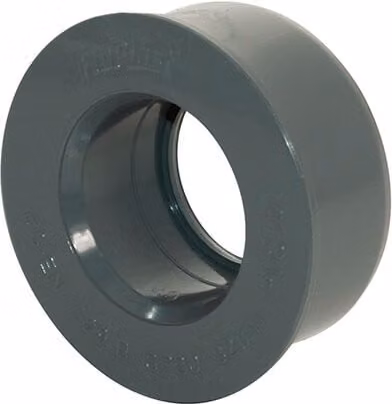FloPlast Solvent Weld Soil Boss Adaptor in Anthracite Grey