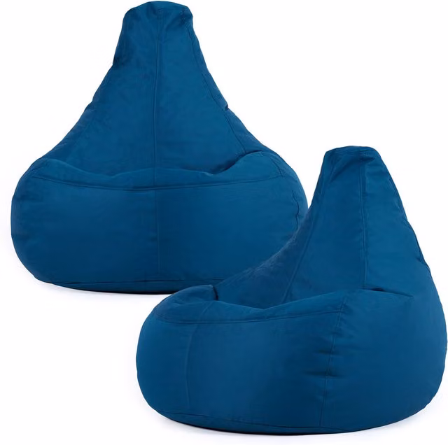 ICON Indoor and Outdoor Recliner Bean Bag Set of 2 in Petrol