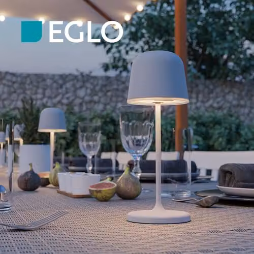 Eglo Mannera-S Cordless LED Table Lamp, Beige, IP54, Rechargeable, Height Adjustable – 3
