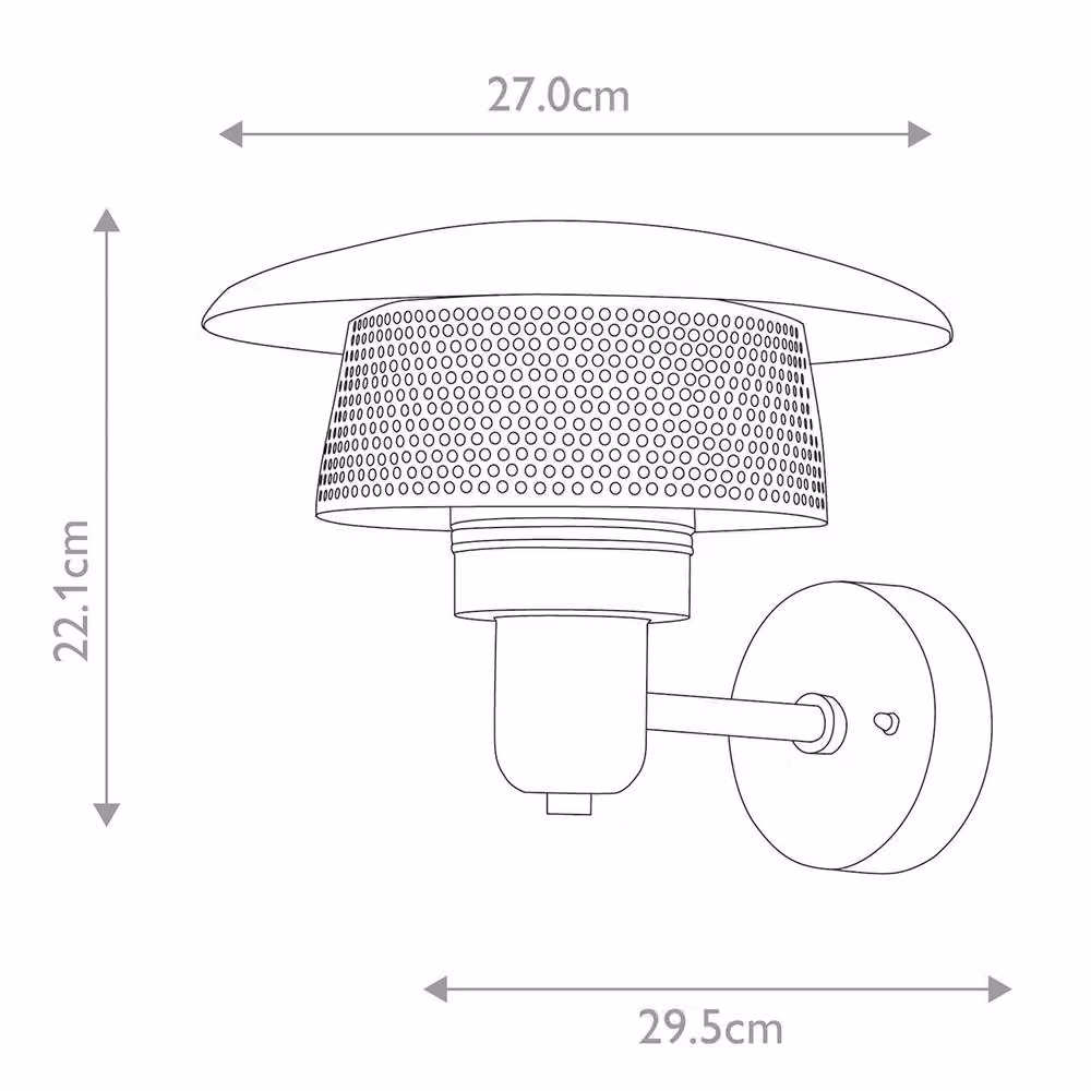 Elstead Lighting Saturne Grey Outdoor Wall Lantern IP44 – 4