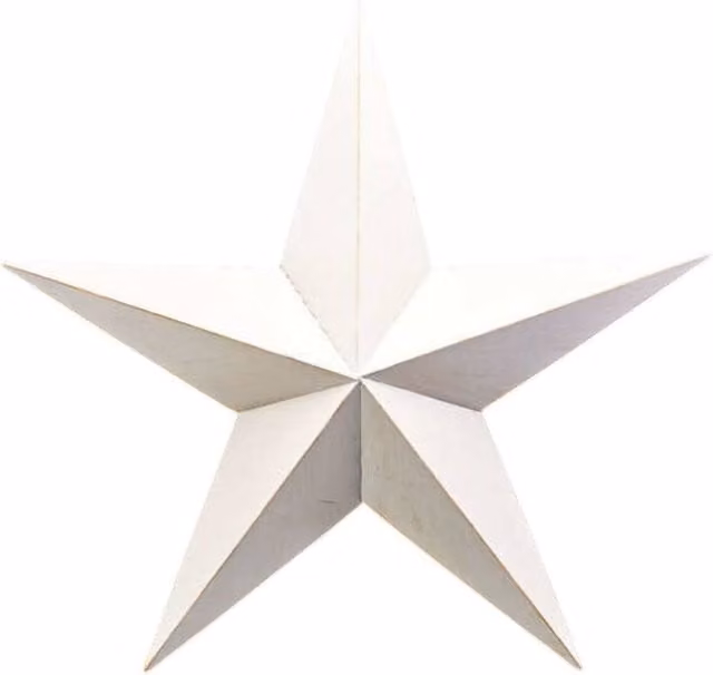 Four Candle Extra Large White Metal Star Decoration, Height: 74 cm