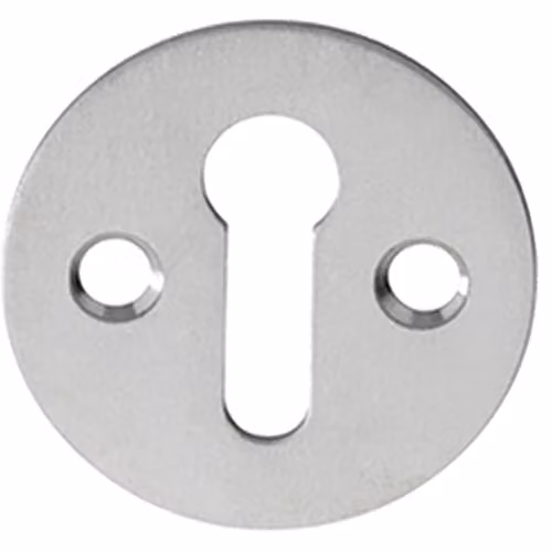 Loops 31mm Keyhole Profile Round Escutcheon Plate in Chrome