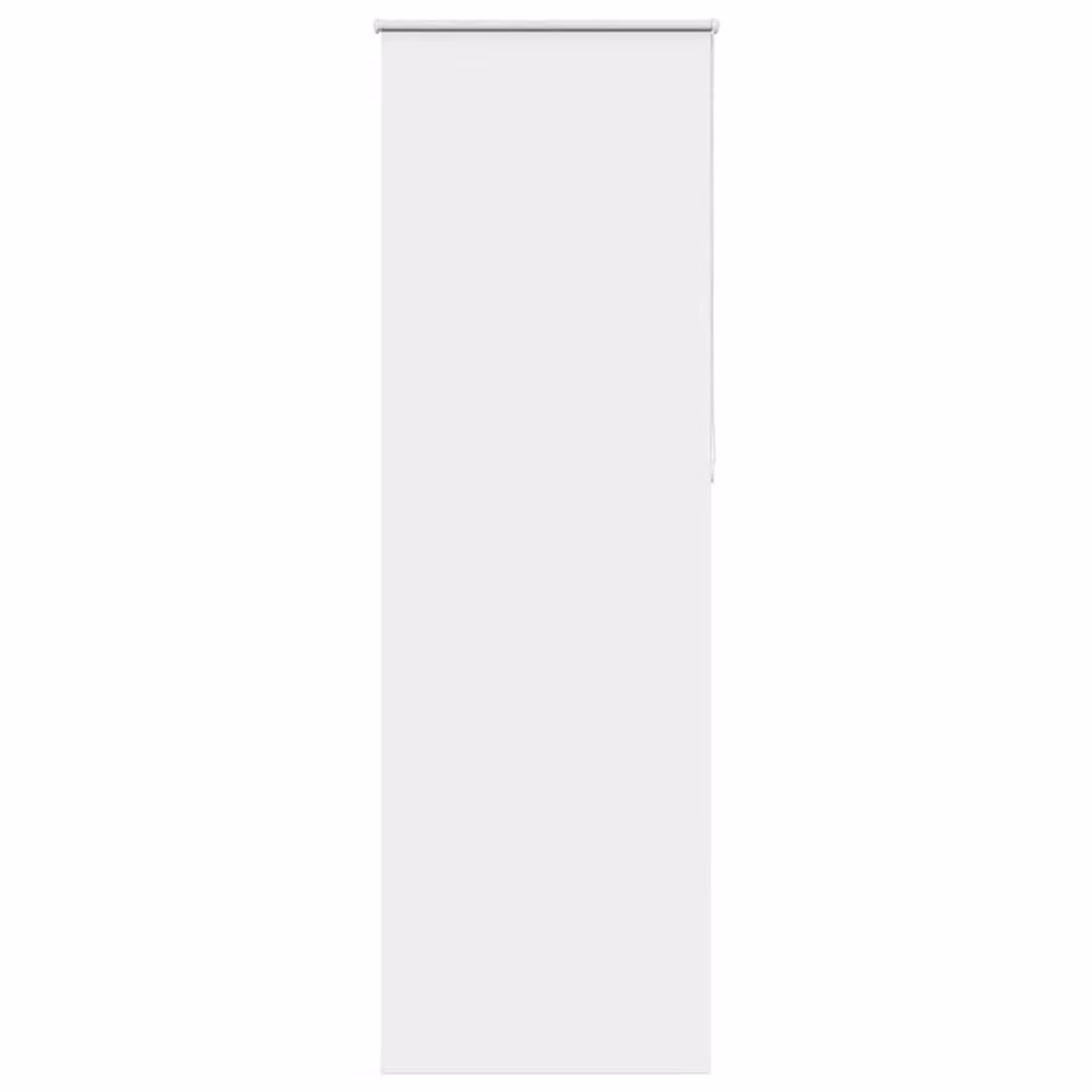 Berkfield Home White Blackout Roller Blind, Thermal Insulating Polyester, W: 70 cm, H: 230 cm