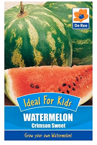 De Ree Crimson Sweet Watermelon Vegetable Seeds, 1 Packet