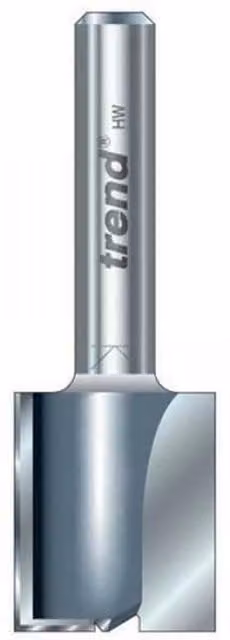 TREND 4/08 X 1/4 Tct Two Flute Cutter, 25.4mm x 19mm, Grey