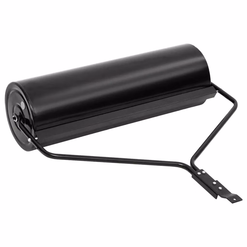 Berkfield Black Iron Manual Garden Lawn Roller with 63 L Capacity – 2