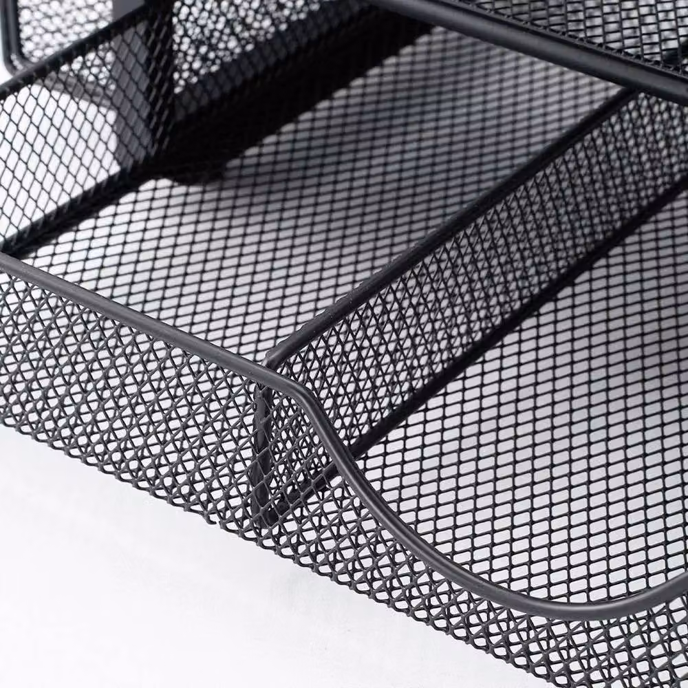 FORGEVIO Black Desktop Monitor and Laptop Stand Storage Rack – 3