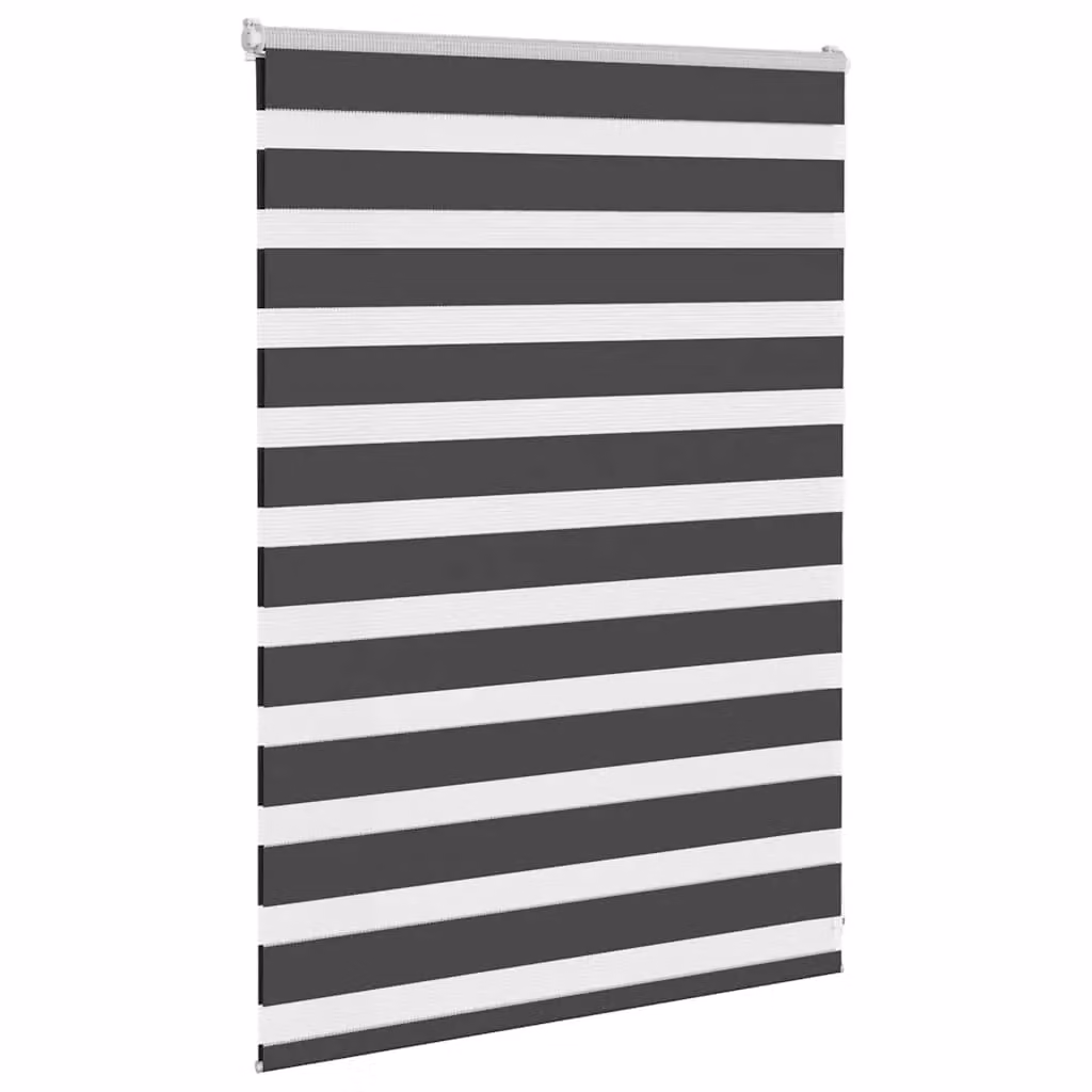 Berkfield Home Black Zebra Day and Night Blind, W/H: 95.9 x 100 cm – 3