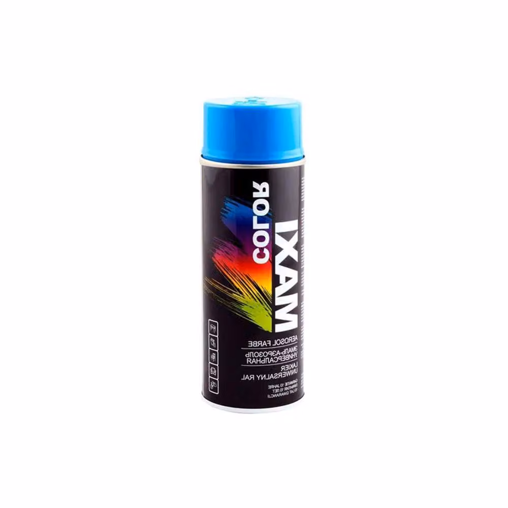 Maxicolor Gloss Spray Paint Sky Blue RAL 5015, 400 ml – 2