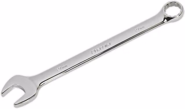 Loops 27mm Chrome Vanadium Steel Combination Spanner in Silver
