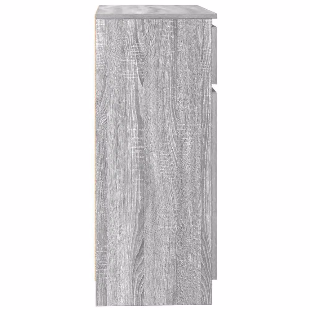 Berkfield Home Grey Sonoma Sideboard with Drawer, W/D/H: 71 x 35 x 84 cm – 2