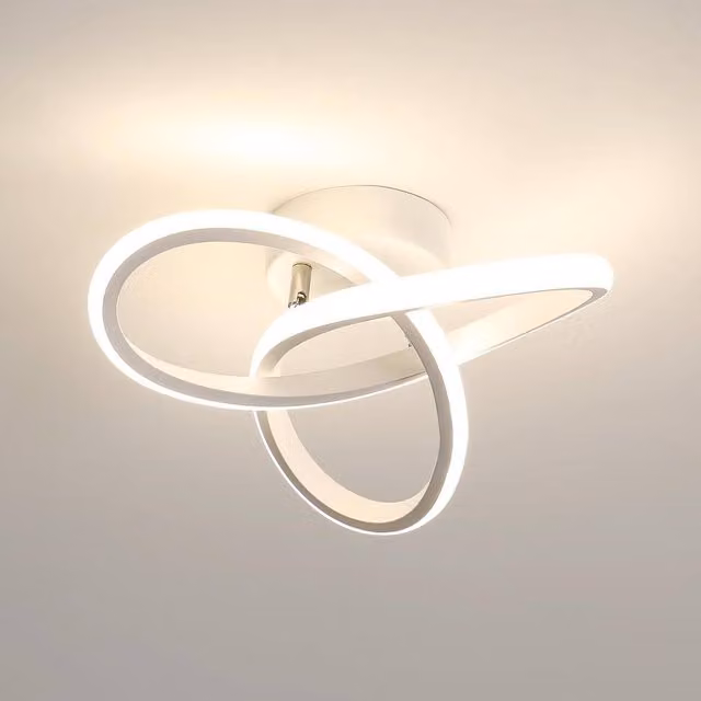COMELY 22W LED Flower Shape Ceiling Light in White, 4500K