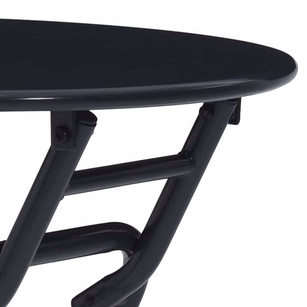 Berkfield Home Folding Garden Table in Anthracite Grey Steel, W/D/H: 72 x 50 x 50 cm – 5