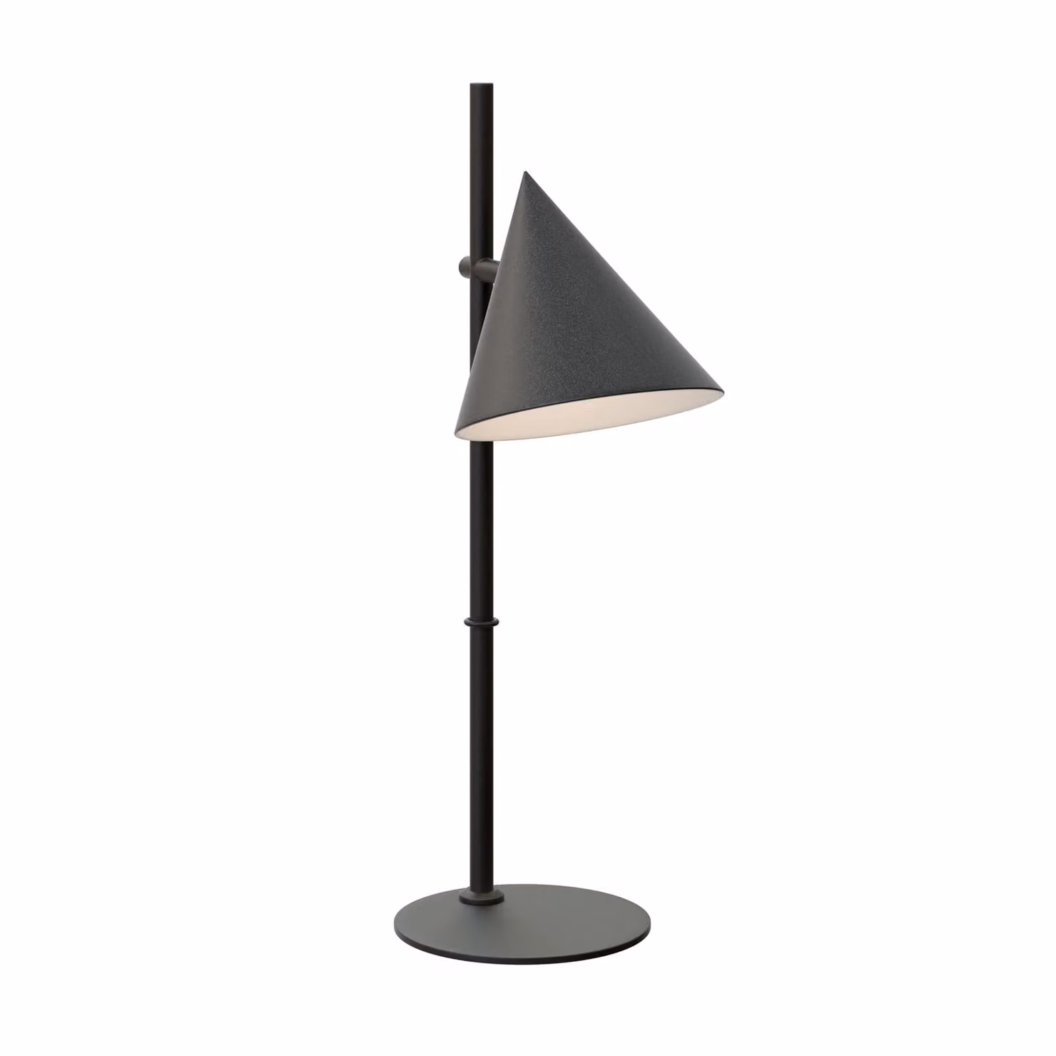 Dôme Deco ALBERTI Modern Metal Table Lamp in Black