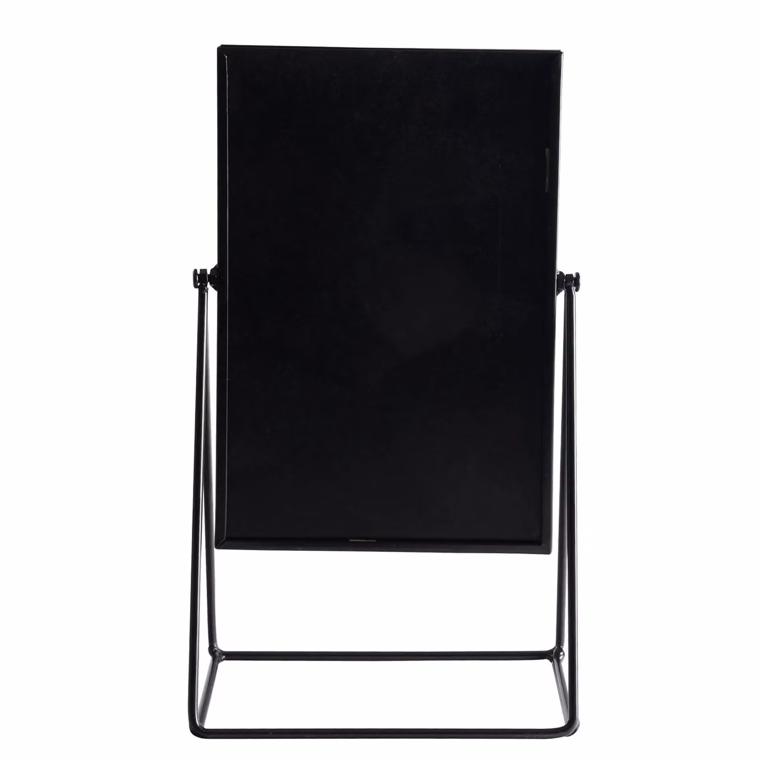 Harbour Housewares Set of 2 Black Rectangular Tabletop Makeup Mirrors – 6