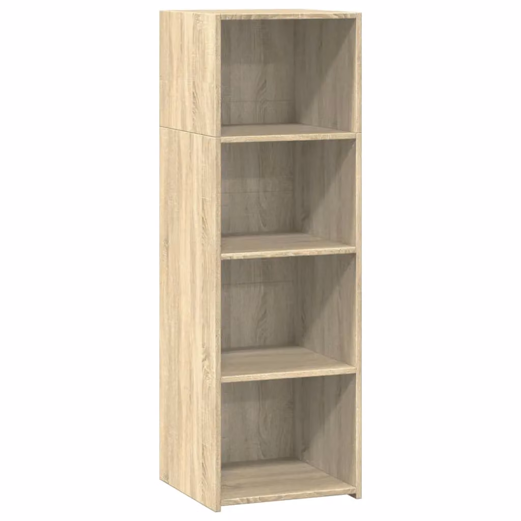 Berkfield Home Sonoma Oak Highboard in Brown, W/D/H: 40 x 41 x 124 cm – 2