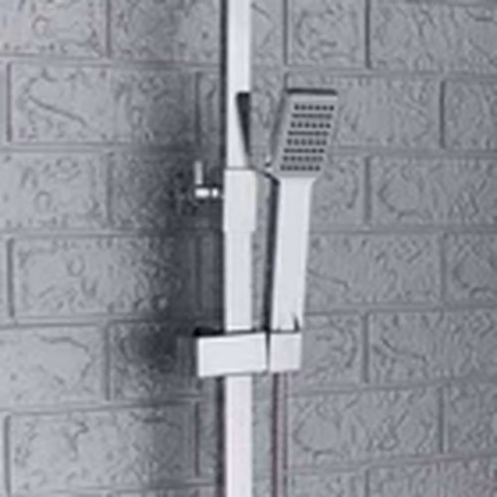 Havendro Chrome Square Twin Head Overhead Rain Shower in Silver – 3
