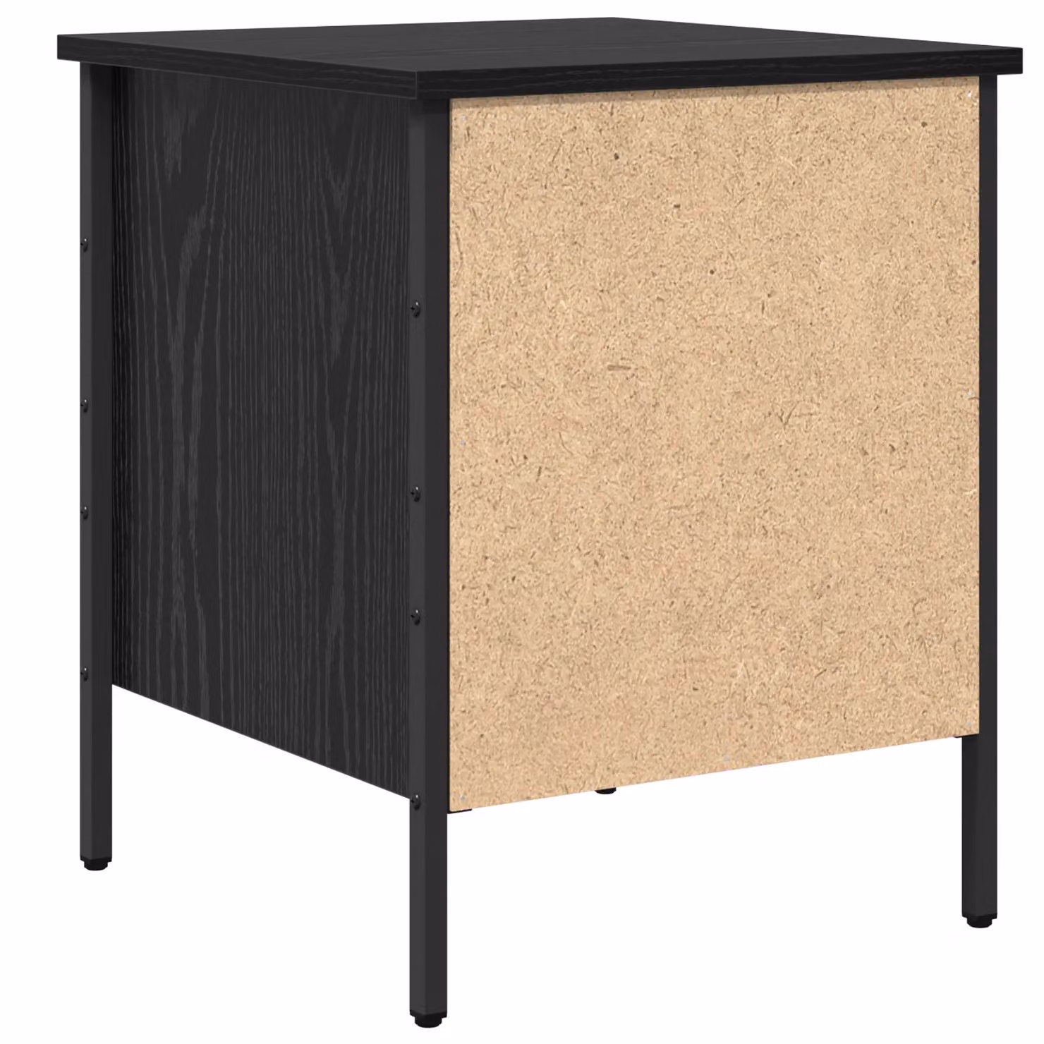 Berkfield Home Black Oak Bedside Cabinet W/D/H: 40 x 42 x 50 cm – 4