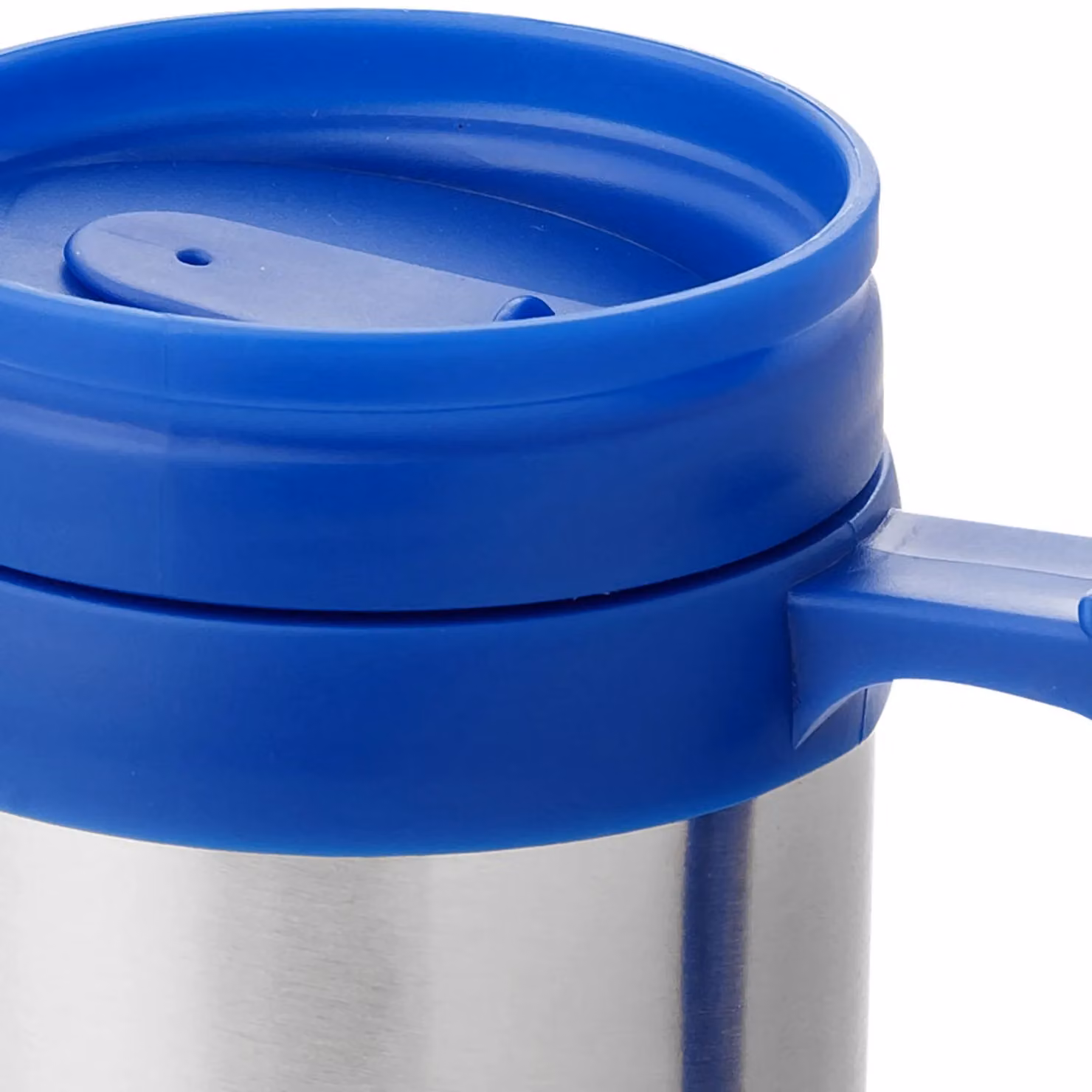 Bullet Sanibel Insulated Stainless Steel Mug with Lid, Silver/Blue, W/D/H: 12 x 18 x 8 cm – 2