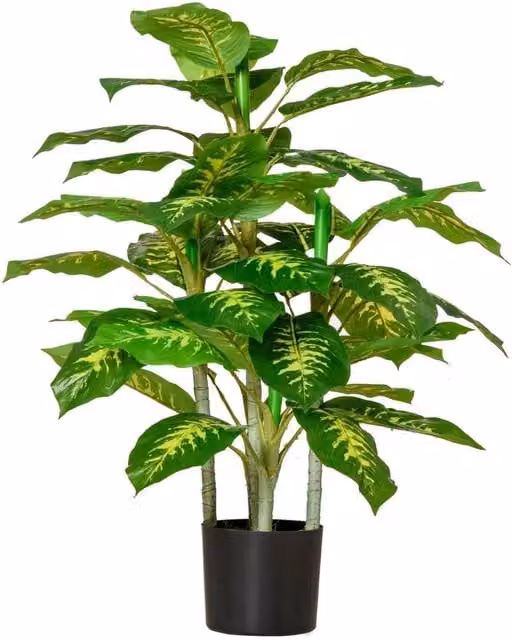 NESTLUNE Green Artificial Evergreen Tree, H 100 cm x W 15 cm x D 15 cm – 1