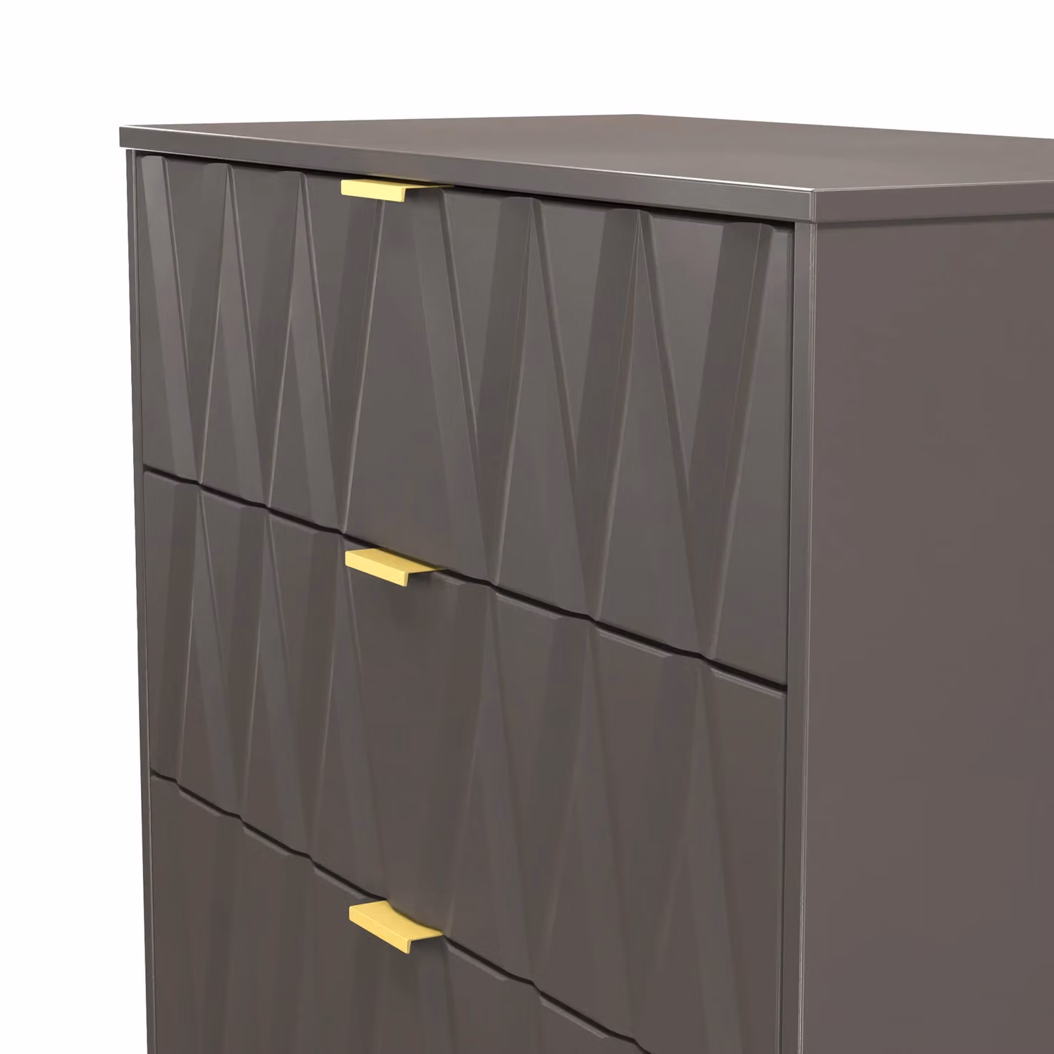 Ready Assembled 2 U Washington 4 Drawer Deep Chest in Dark Grey – 3