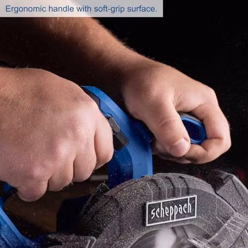 Scheppach C-HCS165-X Cordless Circular Saw 20V Blue with 165mm Blade and 53mm Cut Depth – 3