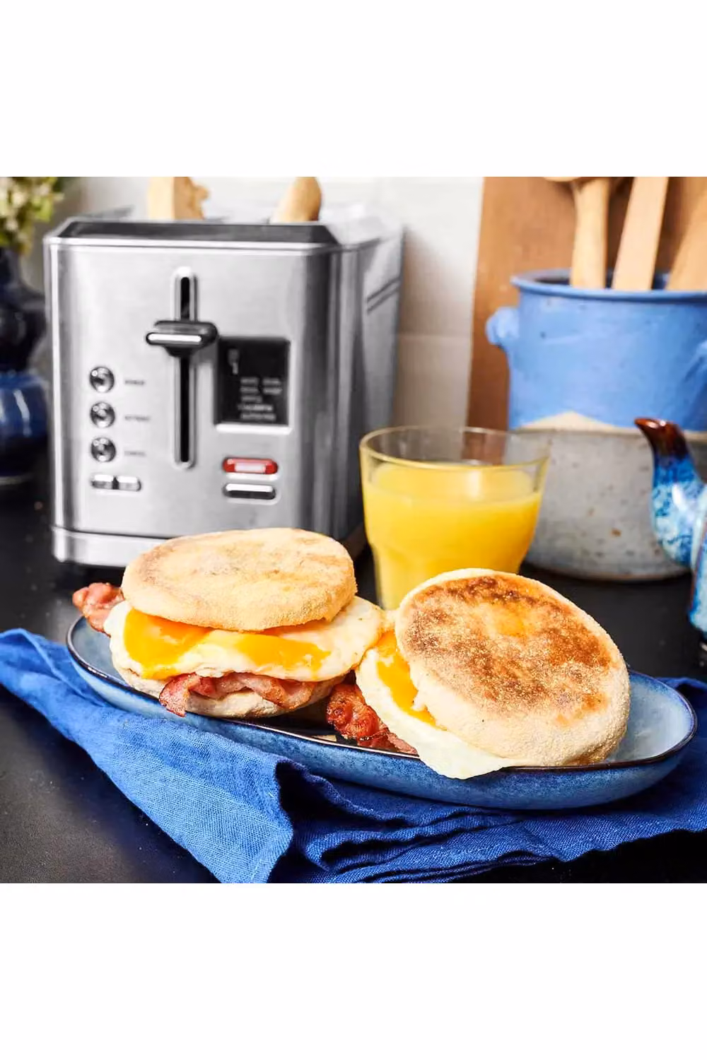 Gastroback Design Digital 2-Slice Stainless Steel Toaster in Silver with Digital Display and Cable Storage – 3
