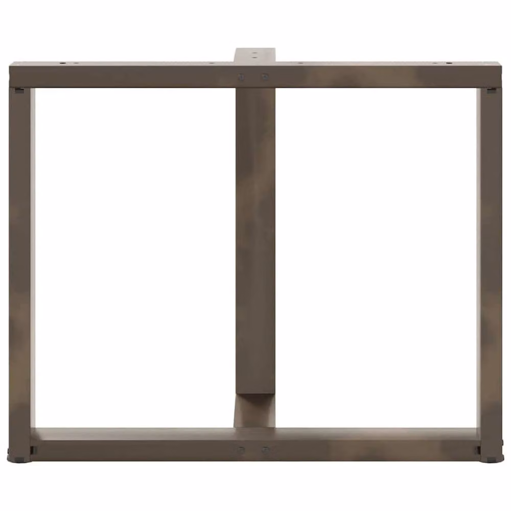Berkfield Home T-Shaped Dining Table Legs, 2 Pieces, Anthracite Grey Steel, W: 100 cm, D: 35 cm, H: 72.5 cm – 3