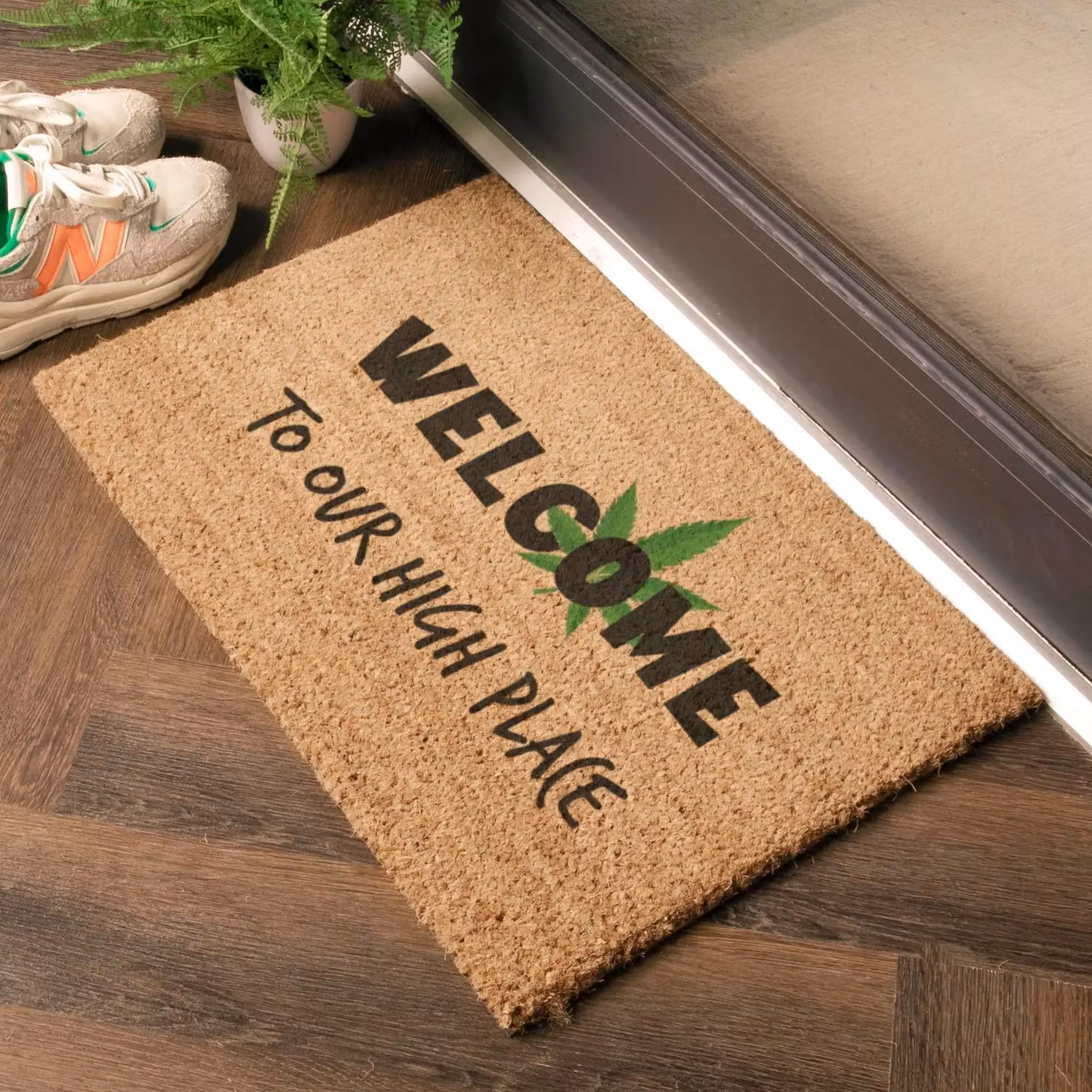Artsy Mats Welcome To Our High Place Doormat in Brown, W/D: 60 x 40 cm – 2