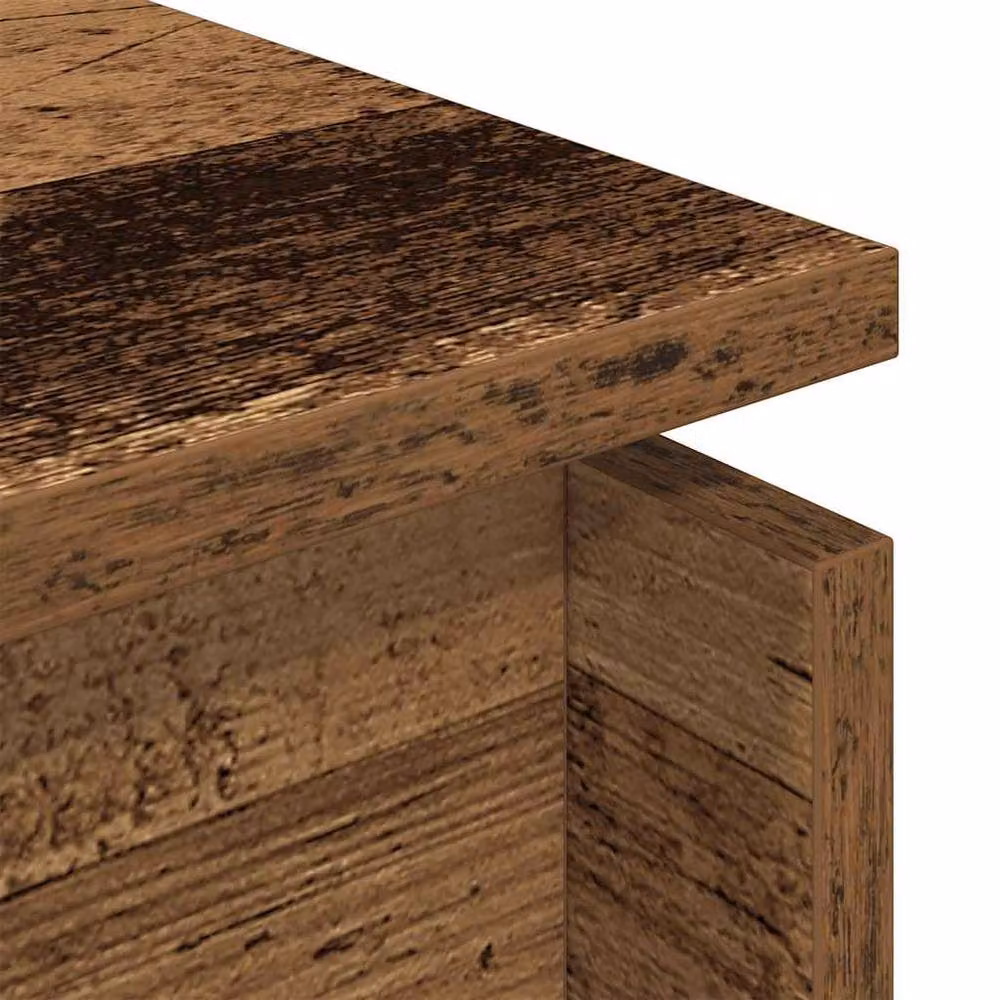 Berkfield Home Decorative Coffee Table in Brown Old Wood, W/D/H: 68 x 50 x 38 cm – 5