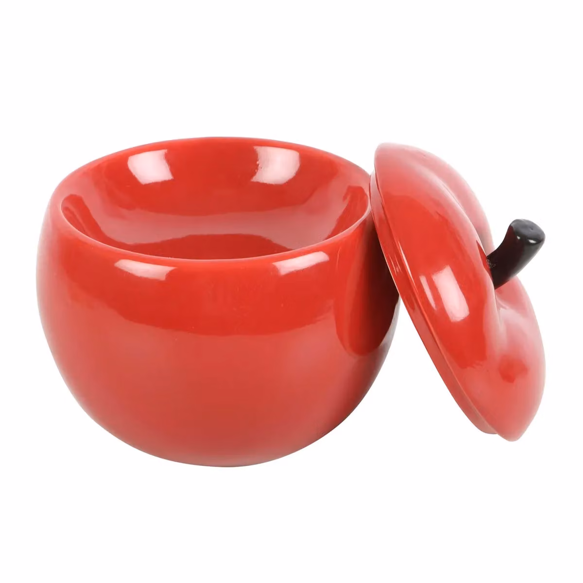 Something Different Red Ceramic Apple Oil Burner for Tealights – 2