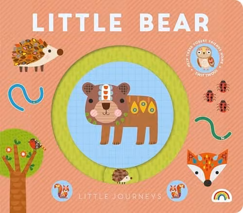 Little Journeys - Little Bear Multicolour Paper Book