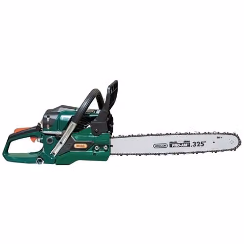 Webb WEPCS16 Petrol Chainsaw with 40cm Oregon Bar and Chain, 45cc 2-Stroke Easy Start Engine, Green
