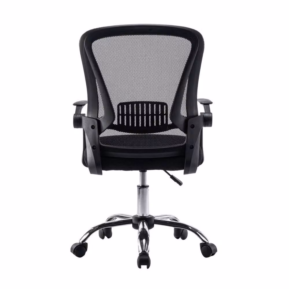 FORGEVIO Black Ergonomic Mesh Office Chair with Armrests for Home or Office – 2