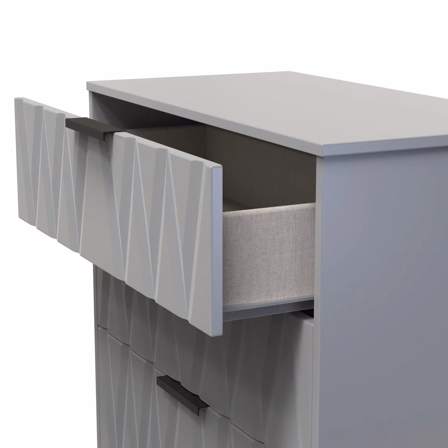 Ready Assembled 2 U Washington 3 Drawer Deep Chest in Grey – 2