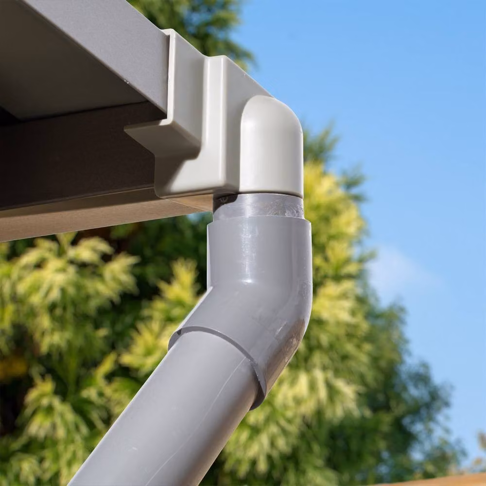 Rowlinsons Brentvale Downpipe Kit in Grey Plastic, H 200 cm x W 4 cm x D 4 cm – 2