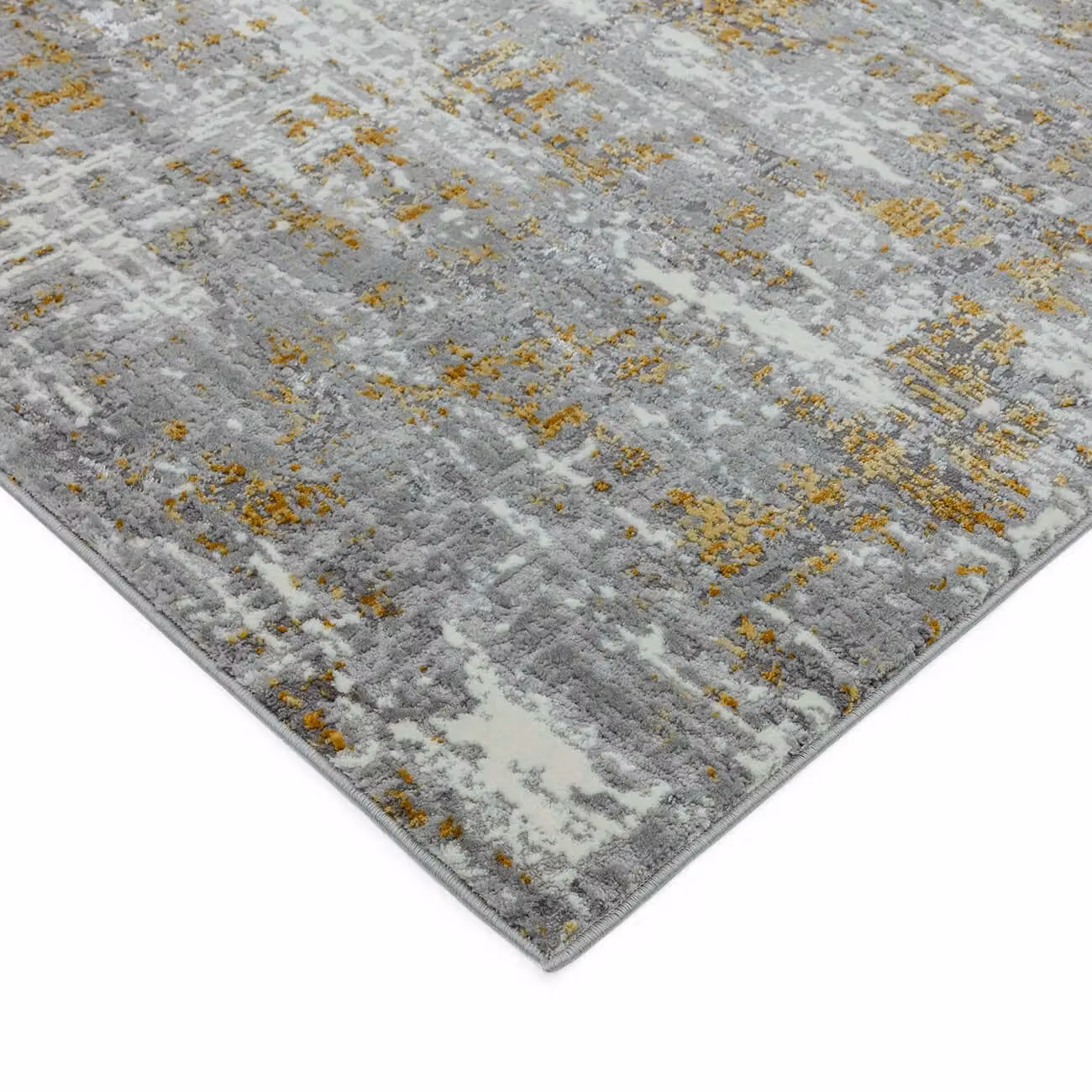 The Rug Shop UK Modern Abstract Stain-Resistant Area Rug in Grey, W: 240 cm, D: 340 cm – 2