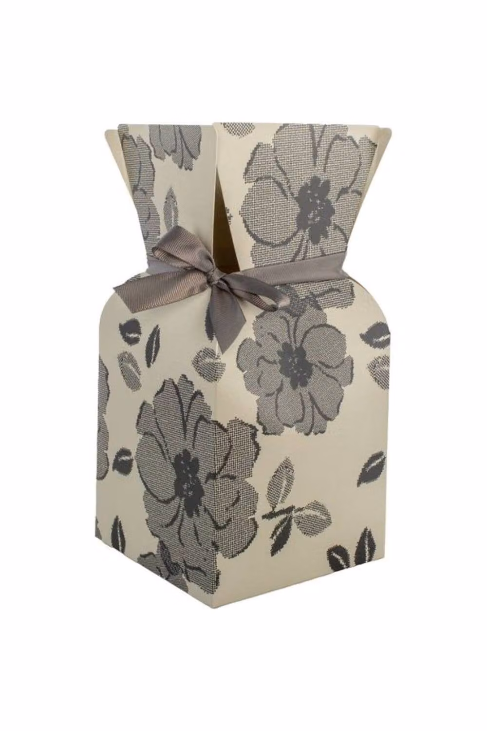 KDMD Grey Paper Bouquet Box with 10 Assorted Designs, 26 cm – 2