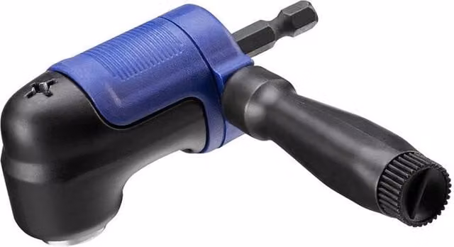IRWIN Impact Stubby Right Angle Bit Holder in Black and Blue