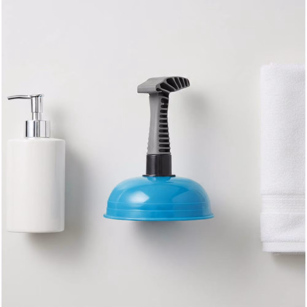 Bedsland ProKleen Heavy Duty Short Handle Ultimate Toilet Plunger in Blue – 3