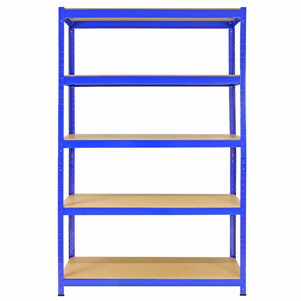Monstershop T-Rax Strong Storage Shelves, Blue, W: 120 cm, D: 45 cm, H: 180 cm – 2