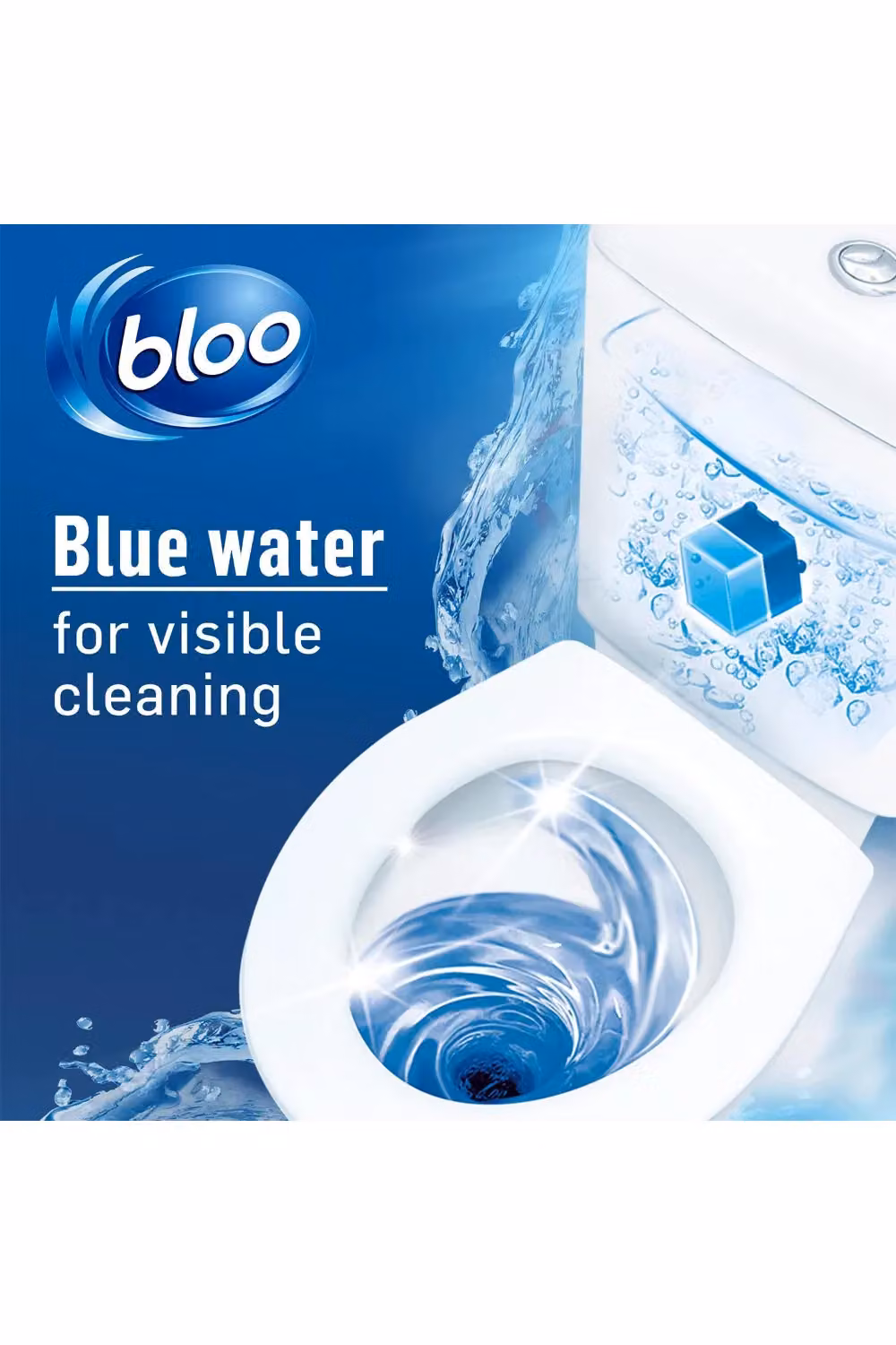 Bloo Toilet Rim Blocks Original Blue Clean+Fresh 7pk – 4