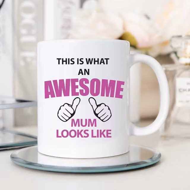 60 Second Makeover This Is What an Awesome Mum Looks Like Ceramic Mug in White