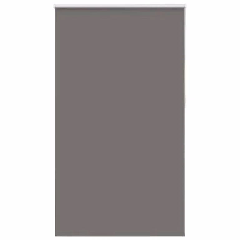 Berkfield Home Grey Blackout Roller Blind, Thermal Insulating Polyester, W: 125 cm, H: 210 cm